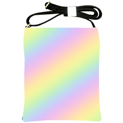 Pastel Goth Rainbow  Shoulder Sling Bag by thethiiird