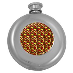 Rby-c-4-3 Round Hip Flask (5 Oz) by ArtworkByPatrick