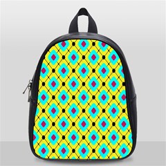 Pattern Tiles Square Design Modern School Bag (small) by Vaneshart