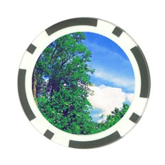 Drawing Of A Summer Day Poker Chip Card Guard (10 Pack) by Fractalsandkaleidoscopes