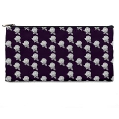 White Rose In Purple Pencil Cases by snowwhitegirl