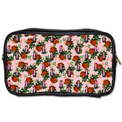 Fiola Pattern Pink Toiletries Bag (two Sides) by snowwhitegirl