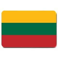 Lithuania Flag Large Doormat  by FlagGallery