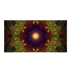 Art Abstract Fractal Pattern Satin Wrap by Wegoenart