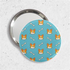 Cute Corgi Dog Face Pattern 2 25  Handbag Mirrors by Nexatart