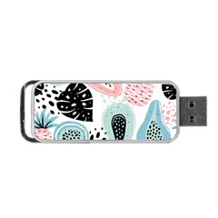 Seamless Pattern With Fruits Portable Usb Flash (one Side) by Nexatart