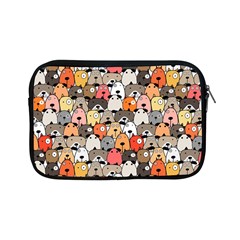 Cute Dog Seamless Pattern Background Apple Ipad Mini Zipper Cases by Nexatart