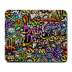 Graffiti Word Seamless Pattern Large Mousepads by Nexatart