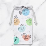 Cartoon Bird Cute Doodle Bird Jewelry Bag Front