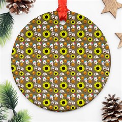 Hawaii Ghost Beige Ornament (round) by snowwhitegirl