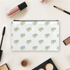 Happy St Patricks Day Symbol Motif Pattern Cosmetic Bag (medium) by dflcprintsclothing