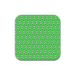 Knotty Ball Rubber Square Coaster (4 Pack)  by Sparkle