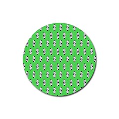 Knotty Ball Rubber Round Coaster (4 Pack)  by Sparkle