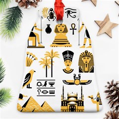 Egypt Symbols Decorative Icons Set Ornament (bell) by Wegoenart