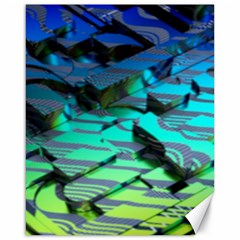 Digital Abstract Canvas 16  X 20  by Sparkle