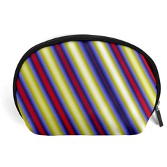 Colorful Strips Accessory Pouch (large) by Sparkle