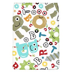 Seamless Pattern Vector With Funny Robots Cartoon Removable Flap Cover (l) by Vaneshart