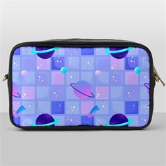 Seamless Pattern Pastel Galaxy Future Toiletries Bag (one Side) by Vaneshart