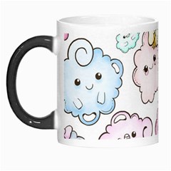 Cute Doodle Cartoon Seamless Pattern Morph Mugs by Vaneshart