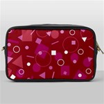 Lesbian Pride Flag Retro Shapes Pattern Toiletries Bag (One Side) Front