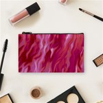 Lesbian Pride Abstract Smokey Shapes Cosmetic Bag (Small) Front