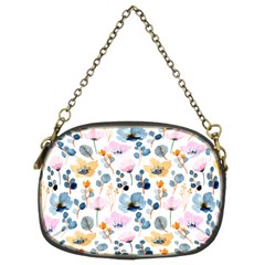 Watercolor Floral Seamless Pattern Chain Purse (two Sides) by TastefulDesigns