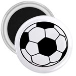 Soccer Lovers Gift 3  Magnets Front