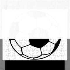 Soccer Lovers Gift Rectangular Jigsaw Puzzl by ChezDeesTees