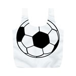 Soccer Lovers Gift Full Print Recycle Bag (M) Front