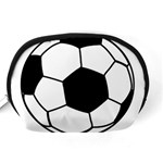 Soccer Lovers Gift Accessory Pouch (Medium) Back