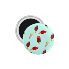 Ice Cream Pattern, Light Blue Background 1 75  Magnets by Casemiro