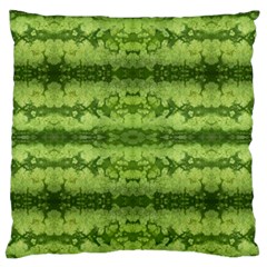 Watermelon Pattern, Fruit Skin In Green Colors Standard Flano Cushion Case (two Sides) by Casemiro