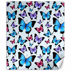 Decorative-festive-trendy-colorful-butterflies-seamless-pattern-vector-illustration Canvas 20  X 24  by Vaneshart