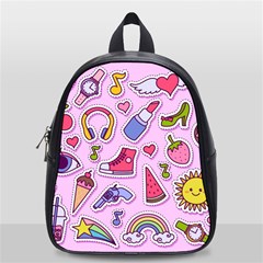 Fashion Patch Set School Bag (small) by Vaneshart