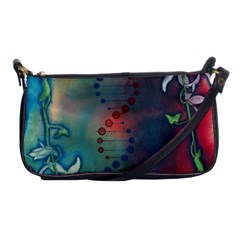 Flower Dna Shoulder Clutch Bag by RobLilly