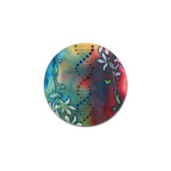 Flower Dna Golf Ball Marker by RobLilly