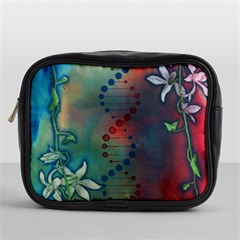 Flower Dna Mini Toiletries Bag (one Side) by RobLilly