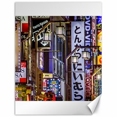 Shinjuku District Urban Night Scene, Tokyo Japan Canvas 18  X 24  by dflcprintsclothing