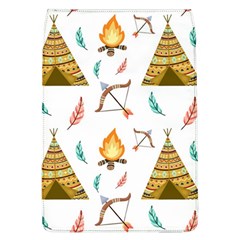 Cute Cartoon Native American Seamless Pattern Removable Flap Cover (l) by BangZart