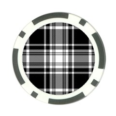 Pixel Background Design Modern Seamless Pattern Plaid Square Texture Fabric Tartan Scottish Textile Poker Chip Card Guard (10 Pack) by BangZart