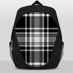 Pixel Background Design Modern Seamless Pattern Plaid Square Texture Fabric Tartan Scottish Textile Backpack Bag by BangZart