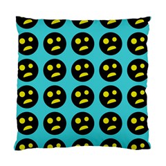 005 - Ugly Smiley With Horror Face - Scary Smiley Standard Cushion Case (one Side) by DinzDas