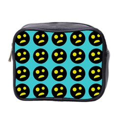 005 - Ugly Smiley With Horror Face - Scary Smiley Mini Toiletries Bag (two Sides) by DinzDas