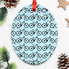 Mountain Bike - Mtb - Hardtail And Dirt Jump Oval Filigree Ornament (two Sides) by DinzDas