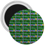 Game Over Karate And Gaming - Pixel Martial Arts 3  Magnets Front