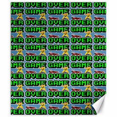 Game Over Karate And Gaming - Pixel Martial Arts Canvas 20  X 24  by DinzDas