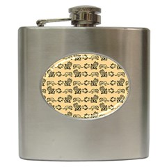 Inka Cultur Animal - Animals And Occult Religion Hip Flask (6 Oz) by DinzDas