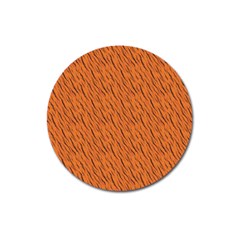 Animal Skin - Lion And Orange Skinnes Animals - Savannah And Africa Magnet 3  (round) by DinzDas