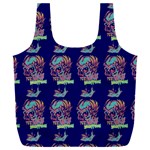 Jaw Dropping Horror Hippie Skull Full Print Recycle Bag (XXL) Front