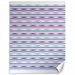 Pastel Lines, Bars Pattern, Pink, Light Blue, Purple Colors Canvas 12  X 16  by Casemiro